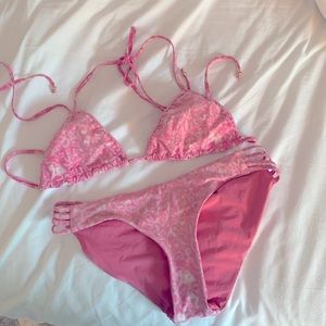 Pink Vineyard Vines Bikini